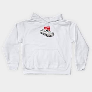 White Soarer Classic JDM Coupe Kids Hoodie